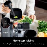 آبمیوه گیر و عصاره گیر حرفه‌ای نینجا مدل - Ninja NeverClog Cold Press Juicer JC151 - تصویر 8