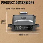گریل باربیکیو نینجا مدل - Ninja Woodfire Grill Quick Start OG701 - تصویر 12