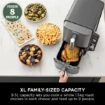 سرخ کن نینجا مدل -  Ninja DoubleStack Air Fryer SL400 - تصویر 2