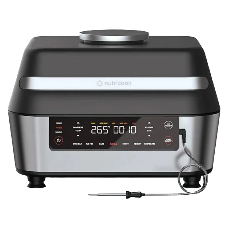 Nutricook AFG960 (2) سرخ کن و گریل نوتریکوک مدل - Nutricook Smart Indoor Grill & Air Fryer AFG960 - تصویر 1