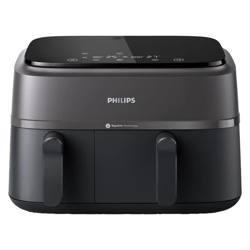 Philips NA350 (3) سرخ کن دو قلو فیلیپس مدل - Philips Dual Basket Airfryer 3000 Series NA350 - تصویر 1