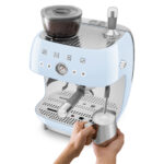 اسپرسوساز اسمگ مدل - Smeg manual espresso coffee machine 50's Style EGF03 - تصویر 34