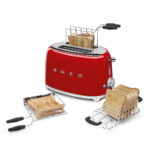 توستر نان 2 اسلات کوچک مدل - Smeg 2 slots Toaster 50's Style TSF01 - تصویر 11