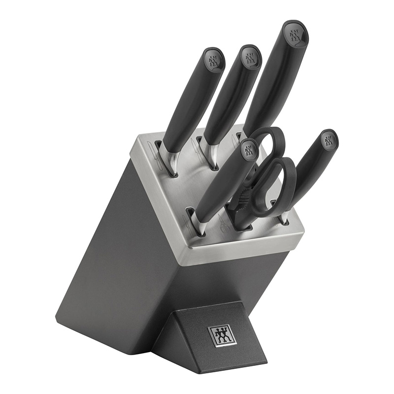 ZWILLING SHARP BLOCK ALL STAR (1) ست چاقو 7 پارچه زولینگ مدل - Zwilling sharp block all star black - تصویر 1