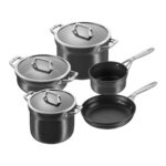 سرویس قابلمه و ماهی تابه 8 پارچه زولینگ مدل - Zwilling Motion Aluminium Tencere Seti-Aluminium