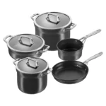 سرویس قابلمه و ماهی تابه 8 پارچه زولینگ مدل - Zwilling Motion Aluminium Tencere Seti-Aluminium - تصویر 5