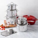 سرویس قابلمه استیل 5 پارچه زولینگ مدل - Zwilling essence cookware set 5pcs - تصویر 3